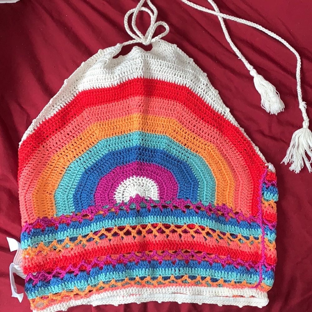 Knitted crop top